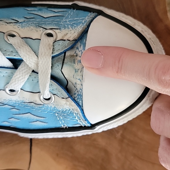 Converse Dinoverse High Top Dinosaur Tennis Shoes Unisex Size 5 Kids Childrens - Picture 6 of 10